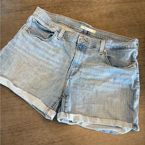 Levi's Classic Light Blue Jean Shorts